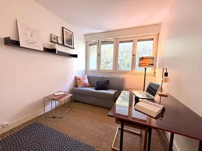 Coin salon dans l'établissement Le studio Annelets