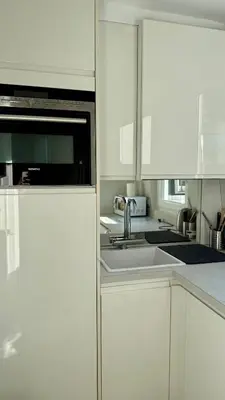 Cuisine ou kitchenette dans l'établissement New Apprt 2 Rooms Tour Eiffel
