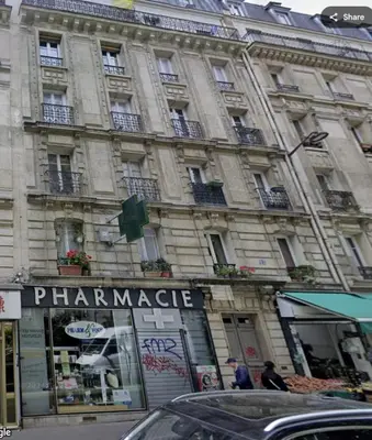 Plan de l'établissement Classic Parisian 2 BR flat in Paris 10