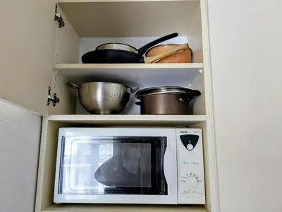 Cuisine ou kitchenette dans l'établissement Cozy Studio Paris Porte de Versailles