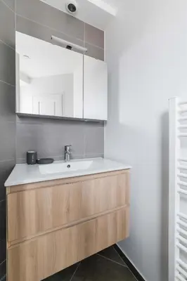 Salle de bains dans l'établissement 3 pieces 55m2 proche metro - Paris 15 - 4P