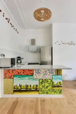 Cuisine ou kitchenette dans l'établissement Paris Art 2