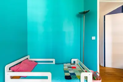 Un ou plusieurs lits dans un hébergement de l'établissement GuestReady - Slow living near the park