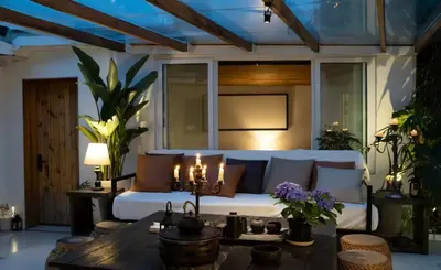 Coin salon dans l'établissement Cozy Studio Paris 14e