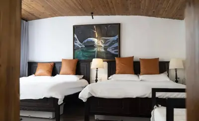 Un ou plusieurs lits dans un hébergement de l'établissement Cozy Studio Paris 14e