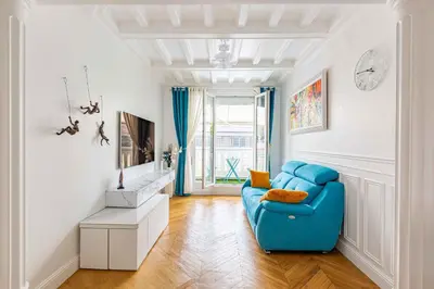 Plan de l'établissement Auteuil Géricault - Appt haussmannien climatisé