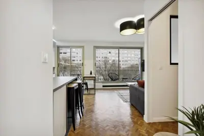 Coin salon dans l'établissement Magnifique appartement luxueux au coeurs de Paris