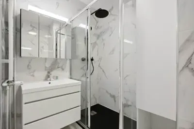 Salle de bains dans l'établissement Magnifique appartement luxueux au coeurs de Paris