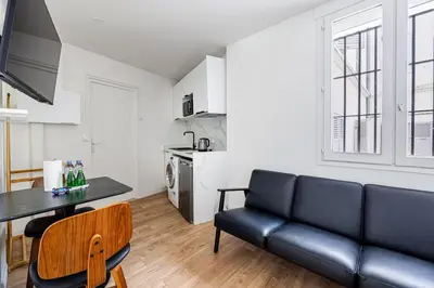 Cuisine ou kitchenette dans l'établissement Studio#2Pers#Paris20#PèreLachaise