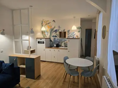 Cuisine ou kitchenette dans l'établissement 340 rue Saint-Jacques Paris V - Studio