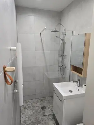Salle de bains dans l'établissement 340 rue Saint-Jacques Paris V - Studio