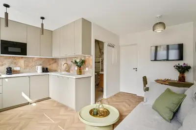 Cuisine ou kitchenette dans l'établissement Lavie Maison AC Little Fontaine
