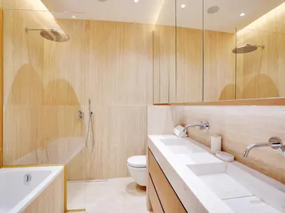 Salle de bains dans l'établissement Elegant A C Apt 2BR 6P Paris 17th Monceau