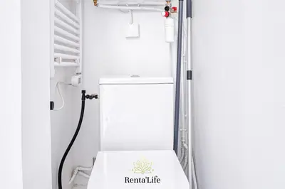 Salle de bains dans l'établissement Asnièrois Gambetta - Studio - 10min Paris