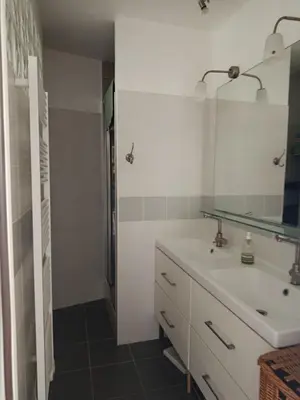 Salle de bains dans l'établissement Appartement idéal pour visiter Paris