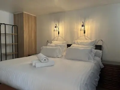 Un ou plusieurs lits dans un hébergement de l'établissement Paris Expo Porte de Versailles Malakoff Appart 2 pièce