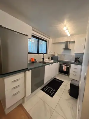 Cuisine ou kitchenette dans l'établissement Paris Expo Porte de Versailles Malakoff Appart 2 pièce