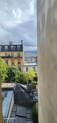 Balcon ou terrasse dans l'établissement Montmartre relax