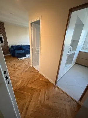Un ou plusieurs lits dans un hébergement de l'établissement Very luxurious apartment in Paris - 10 min de la tour eiffel