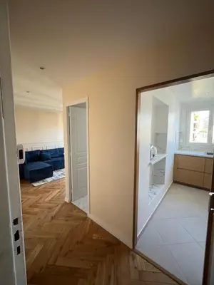 Un ou plusieurs lits dans un hébergement de l'établissement Very luxurious apartment in Paris - 10 min de la tour eiffel