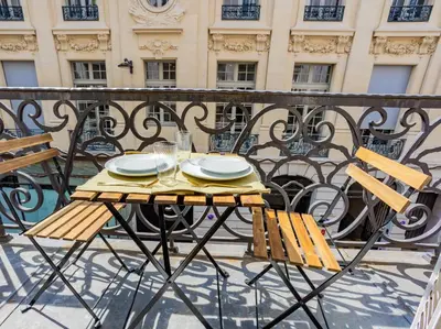 Balcon ou terrasse dans l'établissement Studio Madelaine