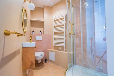 Salle de bains dans l'établissement Studio Madelaine