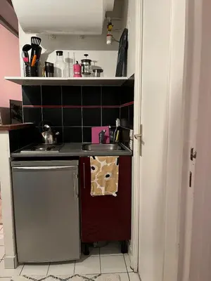 Cuisine ou kitchenette dans l'établissement Cosy apartment - 1BR- 4 P - Bastille