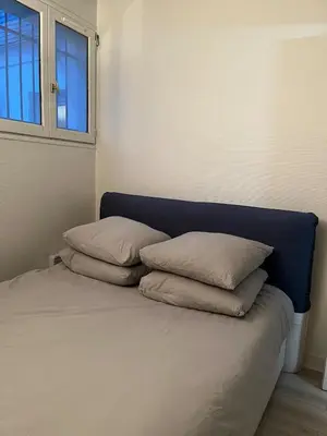 Un ou plusieurs lits dans un hébergement de l'établissement Cosy apartment - 1BR- 4 P - Bastille
