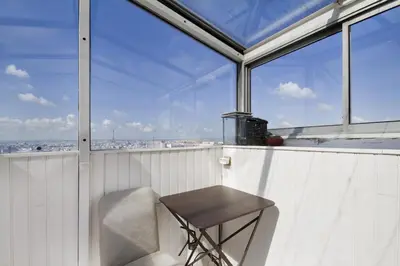 Balcon ou terrasse dans l'établissement Appartement Terasse View Paris