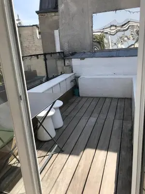 Balcon ou terrasse dans l'établissement Appartement Terasse View Paris
