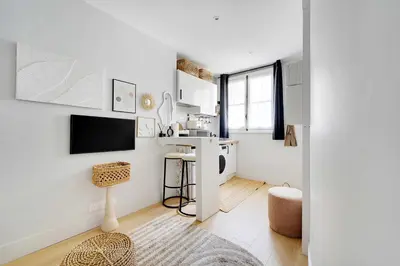 Cuisine ou kitchenette dans l'établissement Pleasant studio - 2P - Near Tuileries Louvre