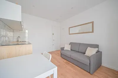 Cuisine ou kitchenette dans l'établissement Appartement Cosy Neuf