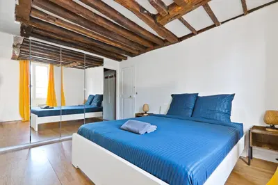 Plan de l'établissement Musee du Louvre 5 Luxurious Apartment 1BR-6P Free Netflix