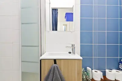 Plan de l'établissement Tour Eiffel 10 Luxurious Apartment Studio-2P Free Netflix