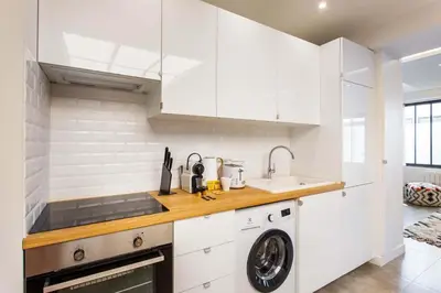 Cuisine ou kitchenette dans l'établissement Comfortable apartment 4BR 10P Bastille Voltaire