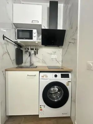 Cuisine ou kitchenette dans l'établissement Didota Chic Studio Paris14