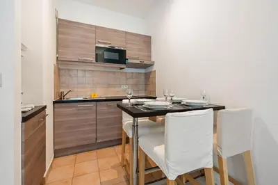 Cuisine ou kitchenette dans l'établissement Grand Studio au coeur du marais - 4P