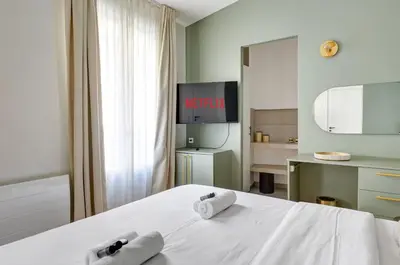 Un ou plusieurs lits dans un hébergement de l'établissement BM-Maison de ville en plein coeur du Marais