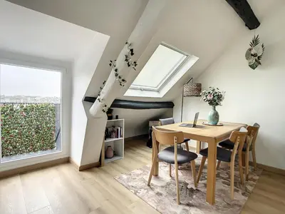 Plan de l'établissement Bel Appart Center of Paris vue sur tout Paris