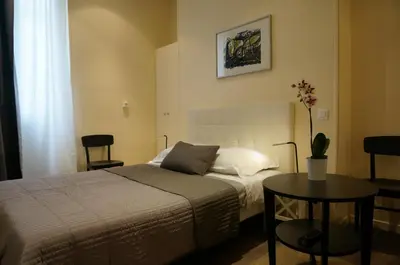 Un ou plusieurs lits dans un hébergement de l'établissement Hotel Zora