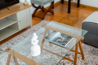 Coin salon dans l'établissement Grand logement moderne avec 4 chambres a Paris 15ᵉ
