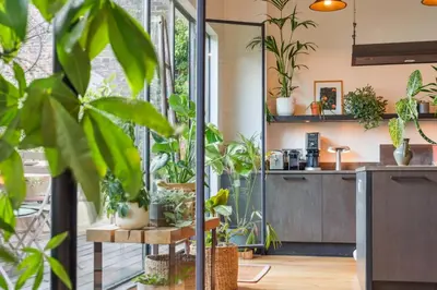 Cuisine ou kitchenette dans l'établissement ParadisioPenthouse Suspended between Sky and Light