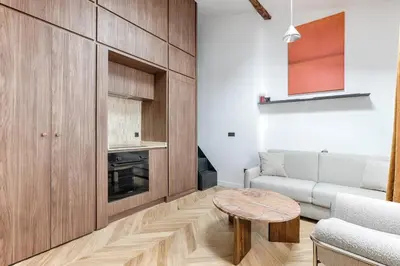 Cuisine ou kitchenette dans l'établissement Mykeypers Luxury and Design Loft 2BR 6P with AC Bastille