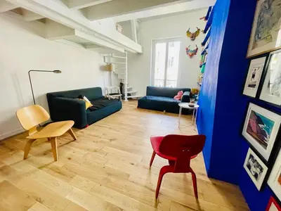 Plan de l'établissement Architect-designed duplex Saint-Germain-des-Prés
