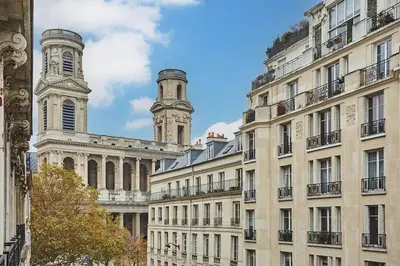 Plan de l'établissement Appartement louer rue du Vieux Colombier, Paris 6me