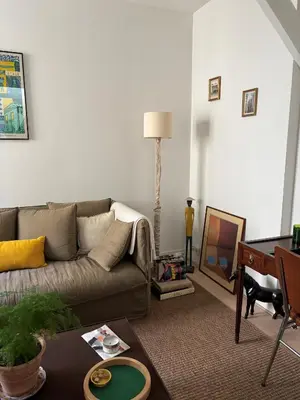 Coin salon dans l'établissement Cosy apartment - Bon Marché