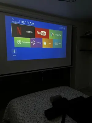 Télévision ou salle de divertissement dans l'établissement Ciné à la maison ! Studio à 2 min du métro