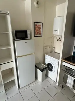 Cuisine ou kitchenette dans l'établissement Ciné à la maison ! Studio à 2 min du métro