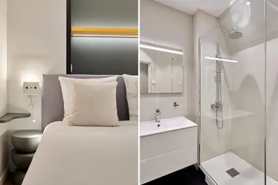 Salle de bains dans l'établissement Superb Apartment Le Marais Center of Paris