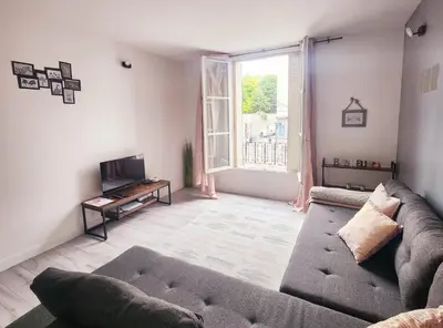 Coin salon dans l'établissement Gare Rose